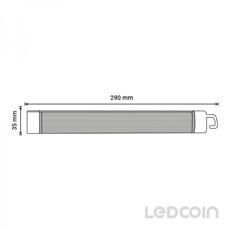 Аккумуляторный светодиодный светильник Ledcoin EL312 10Вт белый
