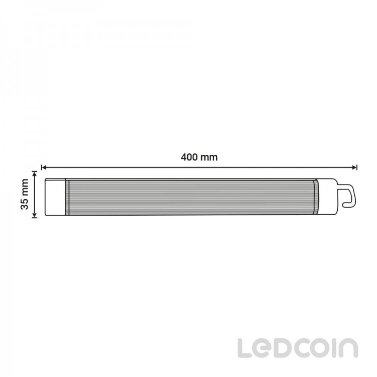 Аккумуляторный светодиодный светильник Ledcoin EL312 12Вт белый