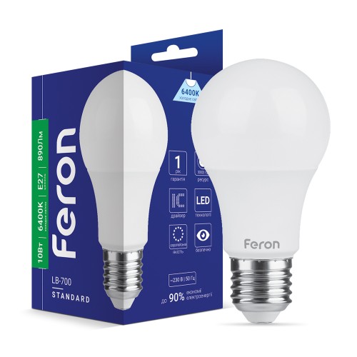 Светодиодная лампа Feron LB-700 10W E27 6400K
