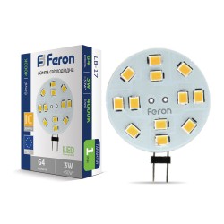 Светодиодная лампа Feron LB-17 3Вт 12V G4 4000K