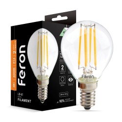 Світлодіодна лампа Feron Filament LB-61 4Вт E14 4000K