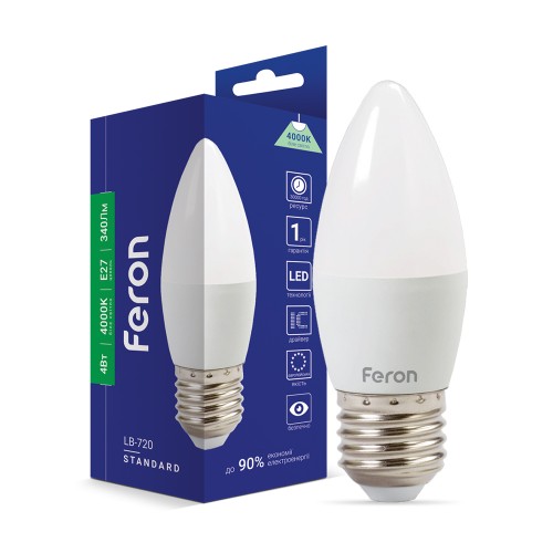 Светодиодная лампа Feron LB-720 4Вт E27 4000K