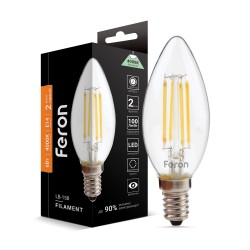 Світлодіодна лампа Feron Filament LB-158 6Вт E14 4000K