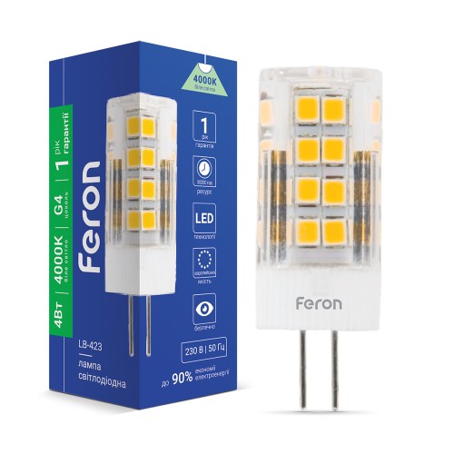Світлодіодна лампа Feron LB-423 4Вт G4 4000K