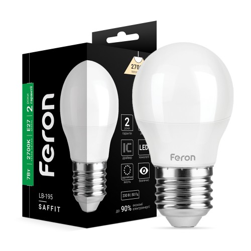 Светодиодная лампа Feron LB-195 7Вт E27 2700K