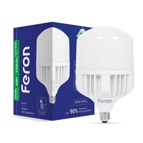 Светодиодная лампа Feron LB-65 40Вт E27-E40 4000K