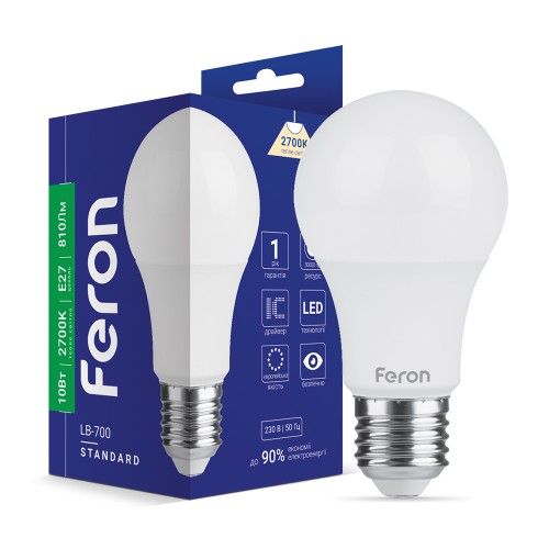 Светодиодная лампа Feron LB-700 10Вт E27 2700K