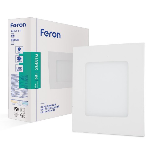 Світлодіодний світильник Feron AL511-1 6W 4000K 