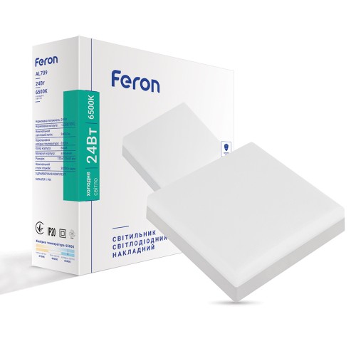Накладной светодиодный светильник Feron AL709 24W