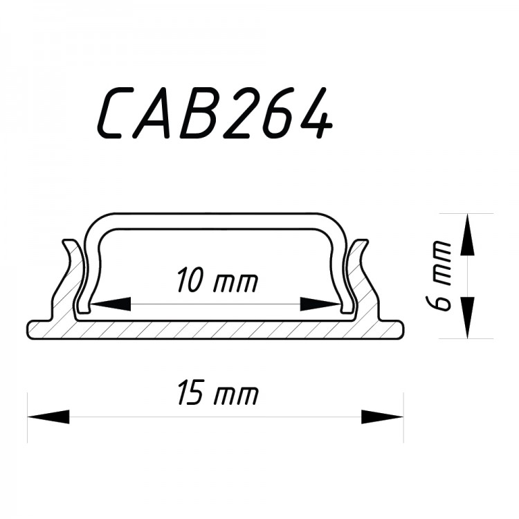 Профиль для светодиодной ленты Feron CAB264