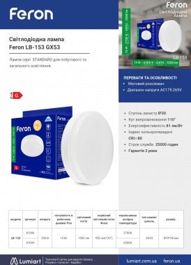 Feron  LB-153 GX53
