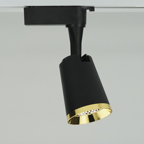 Трековый светильник Feron AL111 10W черный-золото