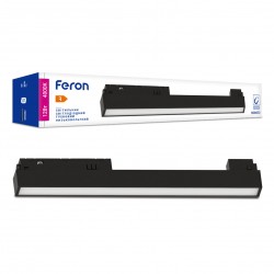 Світлодіодний магнітний трековий світильник Feron MGN302 12Вт 4000K чорний