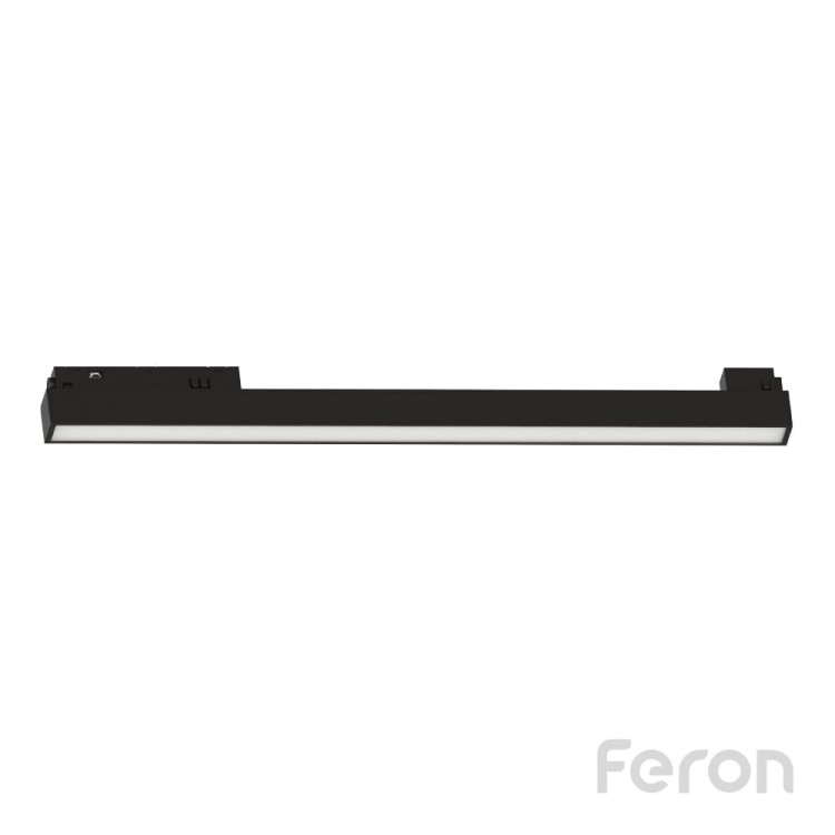 Светодиодный магнитный трековый светильник Feron MGN302 18Вт 4000K черный