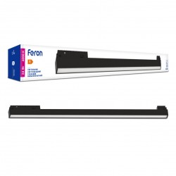 Світлодіодний магнітний трековий світильник Feron MGN302 24Вт 4000K чорний