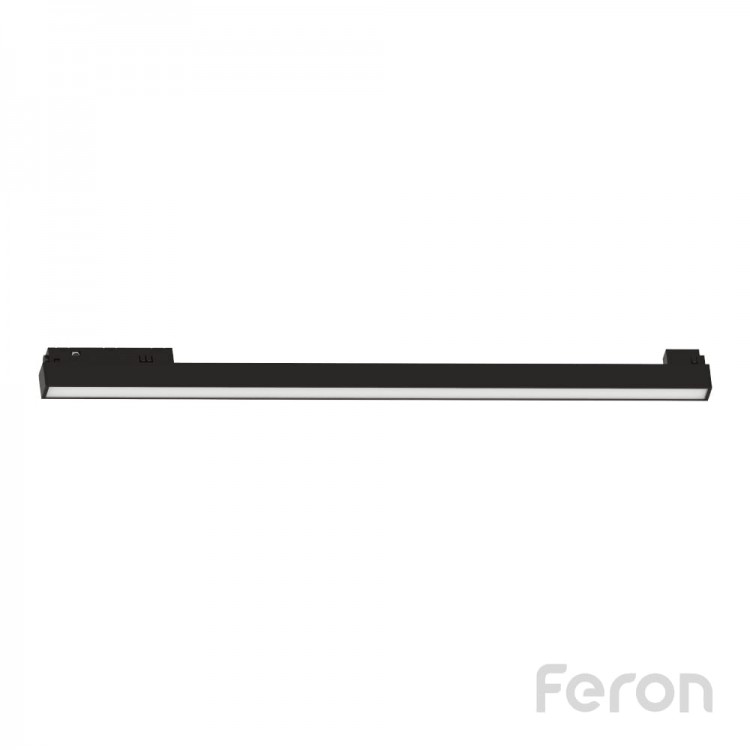 Світлодіодний магнітний трековий світильник Feron MGN302 24Вт 4000K чорний