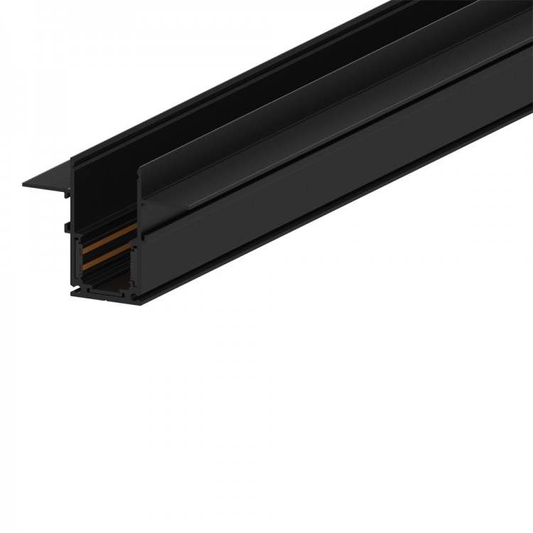 Шинопровід  для низьковольтних трекових світильників Feron CABM1001 чорний  вбудований  3м