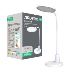 Світлодіодний настільний світильник Ardero DE1736ARD 9Вт білий