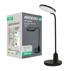 Світлодіодний настільний світильник Ardero DE1736ARD 9Вт чорний