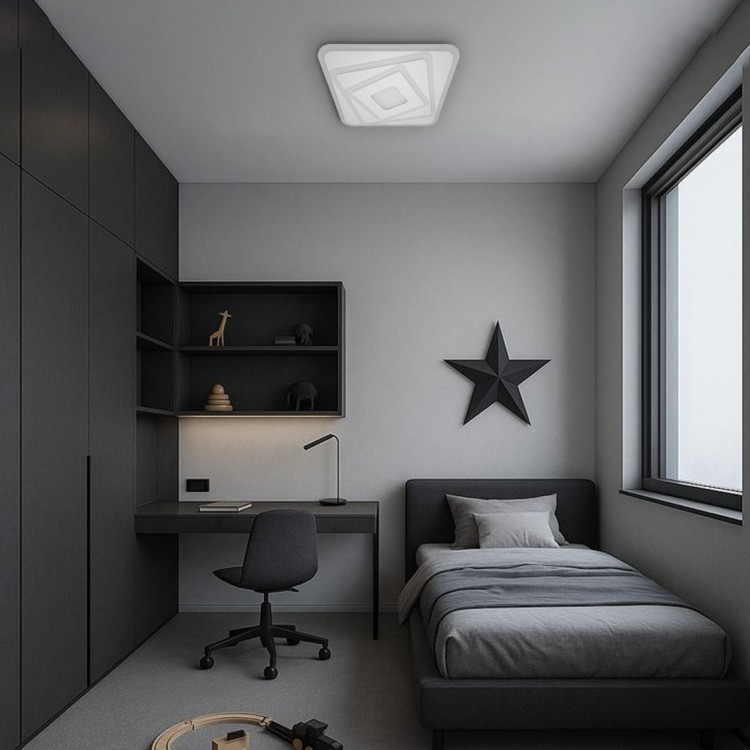 Светодиодная накладная люстра Ardero AL6112ARD OMEGA 90Вт белый