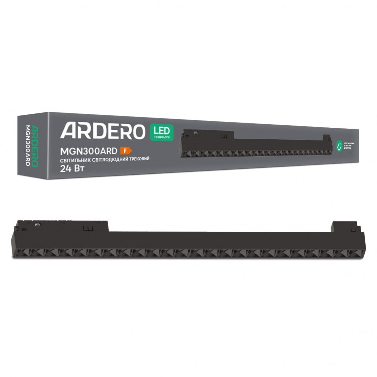 Светодиодный магнитный трековый светильник Ardero MGN300ARD 24Вт 4000K черный