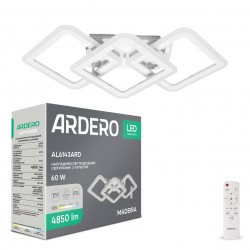 Светодиодная накладная люстра Ardero AL6143ARD MADEIRA 60Вт белый