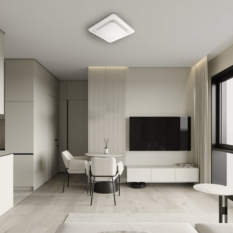 Светодиодная накладная люстра Ardero AL6400ARD PEARL S 80Вт белый