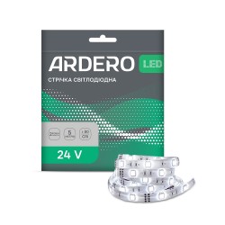 Світлодіодна стрічка Ardero LS806ARD 60SMD/м 24В IP20 3000K (80282)