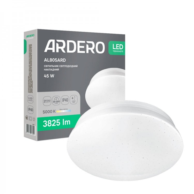 Светодиодный накладной светильник Ardero AL805ARD 45Вт 5000K белый