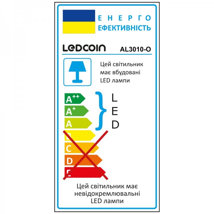 Светодиодный накладной светильник Ledcoin AL3010-R 24 Вт 6500K