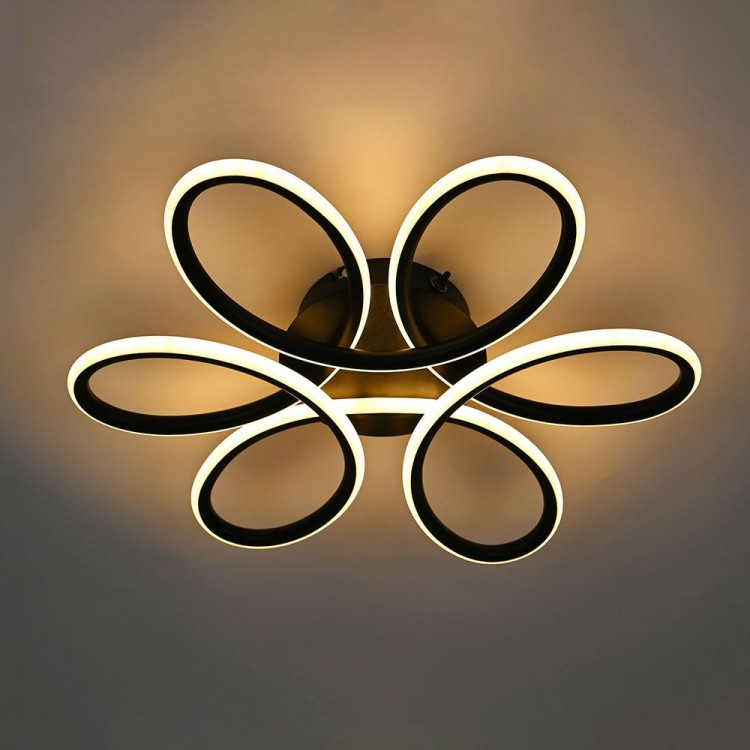 Светодиодный накладной светильник Ardero AL6520-1ARD LUCE 65Вт чорний