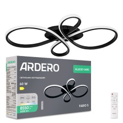 Светодиодная люстра Ardero AL6530-1ARD FABIO S 60Вт черный