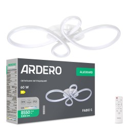 Светодиодная люстра Ardero AL6530ARD FABIO S 60Вт белый