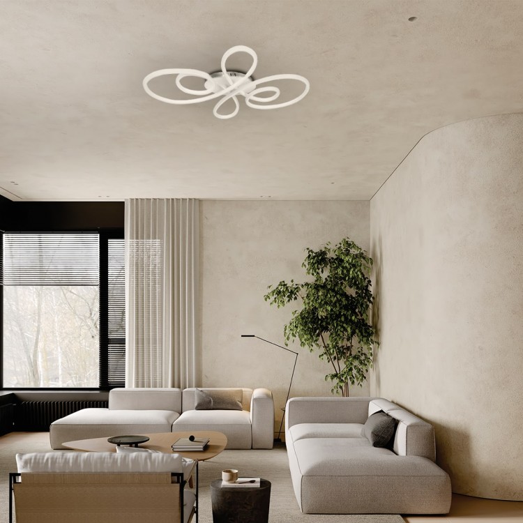 Светодиодная люстра Ardero AL6540ARD FABIO M 95Вт белый