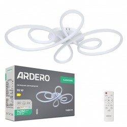 Светодиодная люстра Ardero AL6540ARD FABIO M 95Вт белый