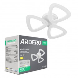 Светодиодный накладной светильник Ardero AL6553ARD CLOVER 30Вт 5000K білий