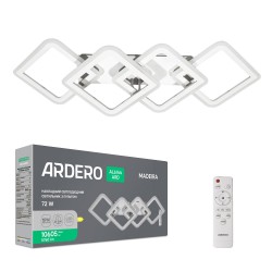 Светодиодная накладная люстра Ardero AL6144ARD MADEIRA 72Вт белый