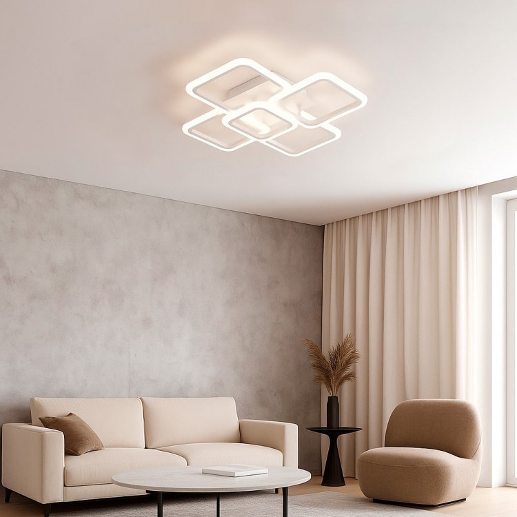 Светодиодная накладная люстра Ardero AL6440ARD SOFT S 105Вт белый