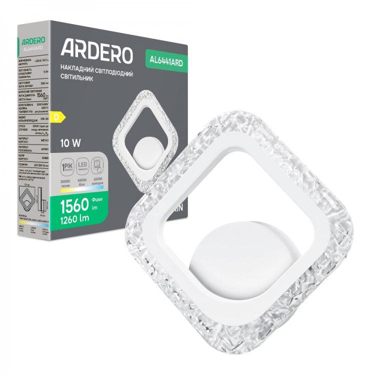 Светодиодный накладной светильник Ardero AL6441ARD RAIN 10Вт белый