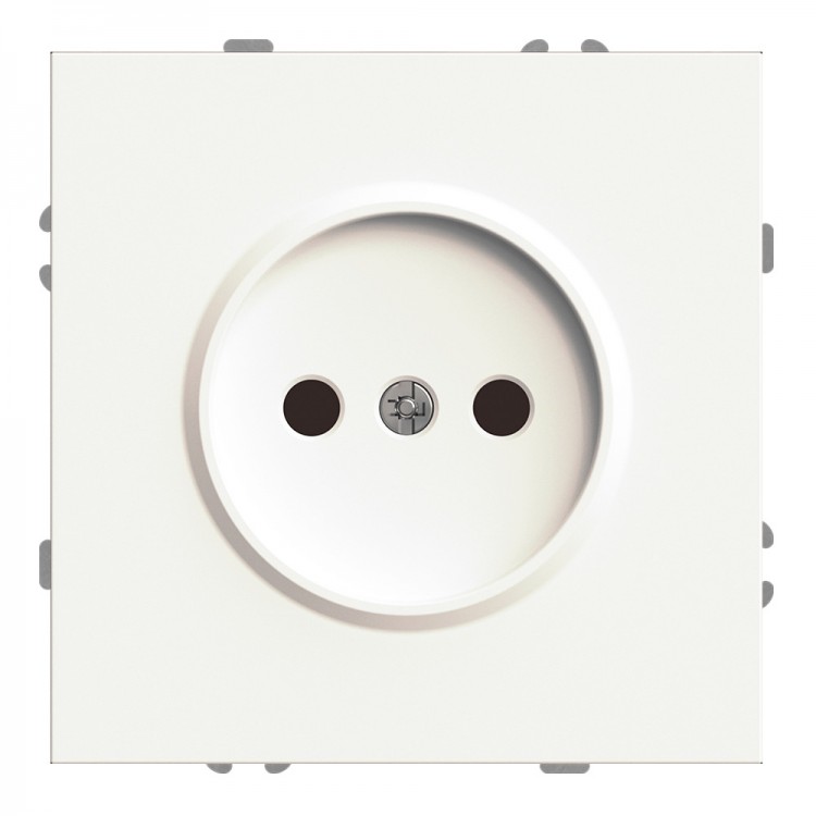 Розетка Ardero ER111-W Soft 16А без заземлення біла