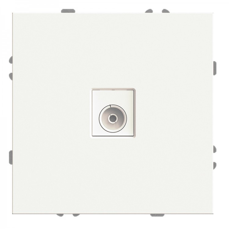 Розетка телевізійна Ardero ER141TV-W Soft біла