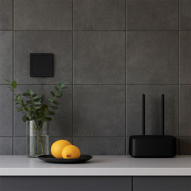 Заглушка Ardero EV111B-B Soft чорна