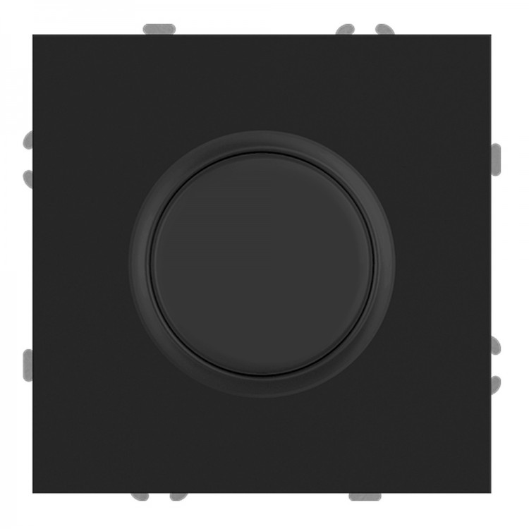 Світлорегулятор поворотний Ardero EV111D-B Soft 5-100W чорний