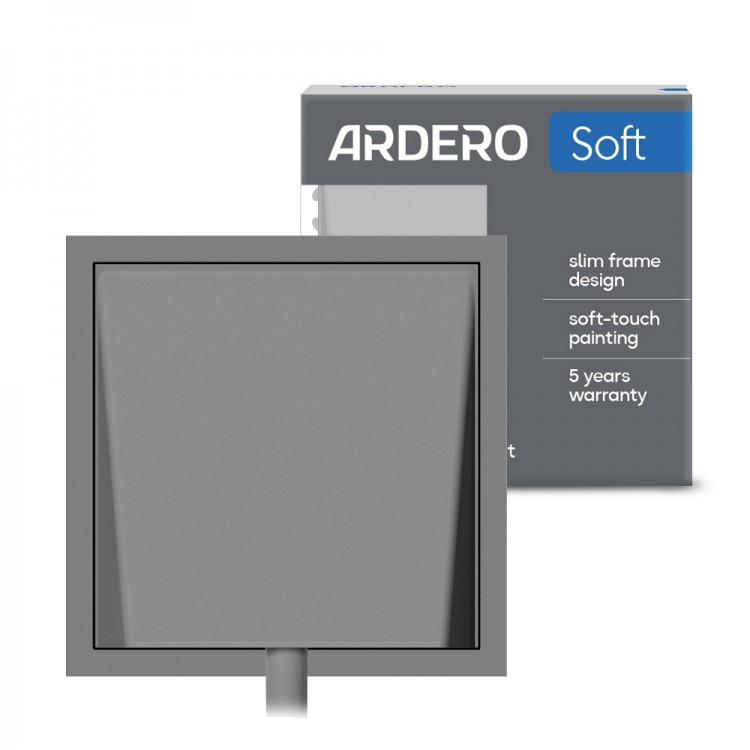 Вивід кабелю Ardero ER161C-G Soft сірий