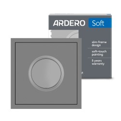 Світлорегулятор поворотний Ardero EV111D-G Soft 5-100W сірий