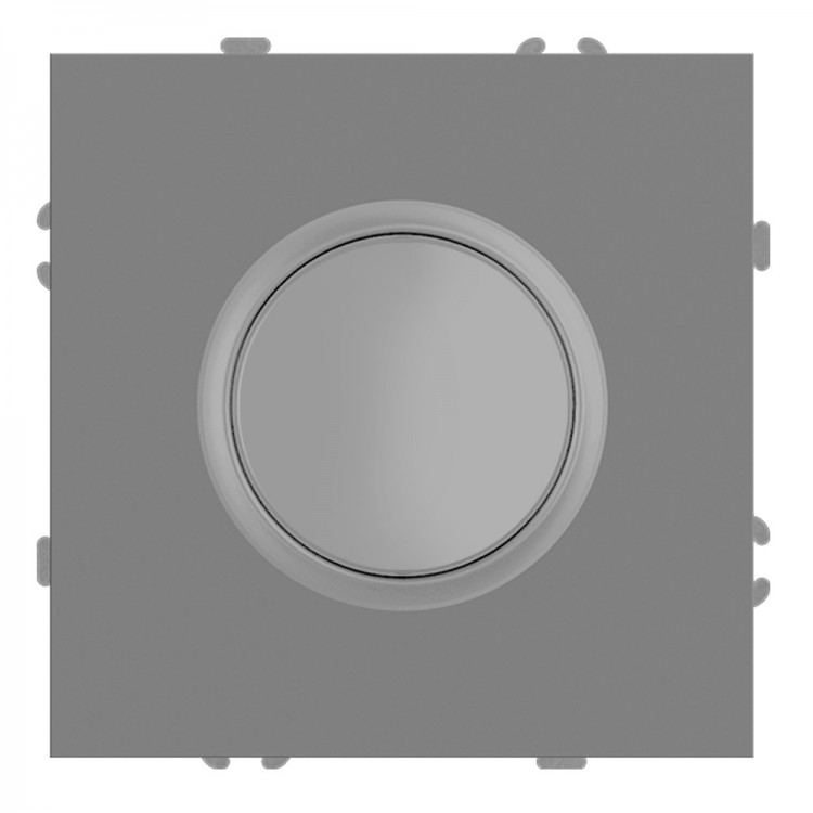 Світлорегулятор поворотний Ardero EV111D-G Soft 5-100W сірий