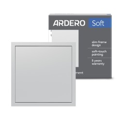 Вимикач 1-клавішний Ardero EV111V-S Soft 10А срібний