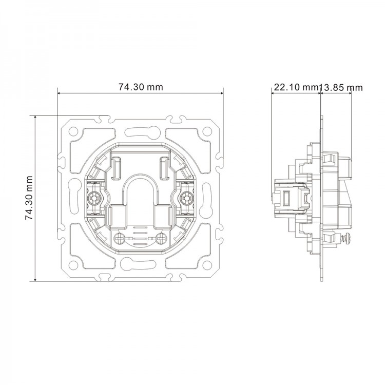 Вивід кабелю Ardero ER161C-S Soft срібний
