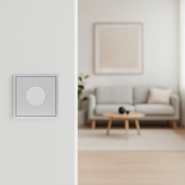 Світлорегулятор поворотний Ardero EV111D-S Soft 5-100W срібний