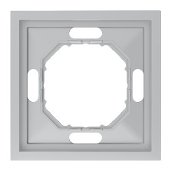 Рамка 1-місна Ardero EF101-S Soft срібна